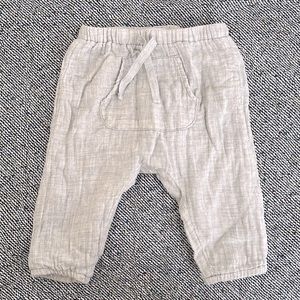 Zara baby cotton pants 6-9 mo